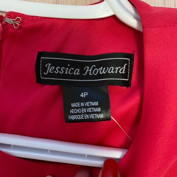 Laura Petites Bright Pink Party Dress - Picture 6 of 13